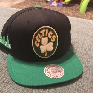 Boston Celtics Snap Back Boston Skyline Embroidery